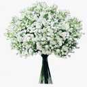 6 Pcs Baby's Breath Artificial Flowers Faux Gypsophila Bouquet DIY Floral Bouquets Arrangement for Wedding Centerpieces and Decorations