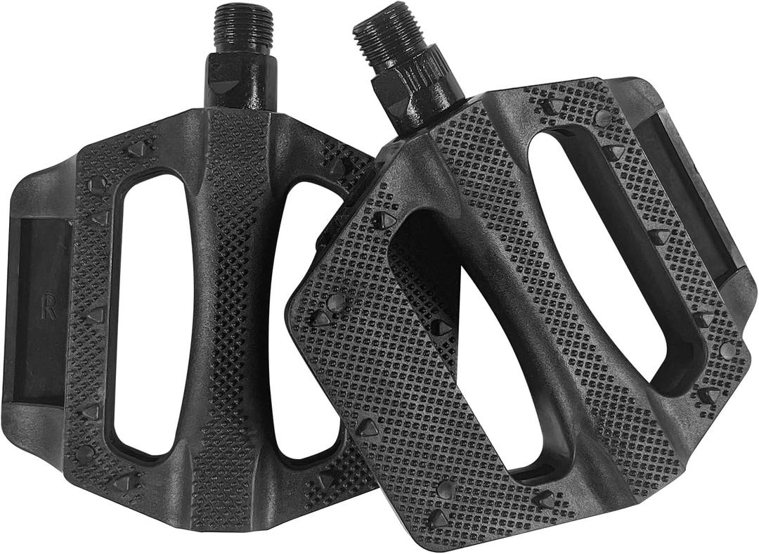 N3od3er Bike Pedals Universal Fit Bicycle Pedal 9/ 16" Compatible Non-Slip Durable Lightweight for Most Adult Bikes MTB Mountain Bike Road Bike City Bike Lady Bike Women's Bikes
