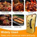 21in BBQ Meat Resting Blanket Smoker Insulated Brisket Bag,5-Layer Thickened Insulated Thermal Bag Made of Washable Oxford Cloth for Pork Shoulder & Beef,Gifts for Dad,BBQ Lovers,Christmas Gifts