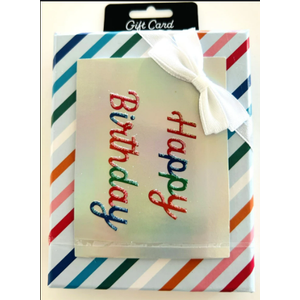 Happy Birthday Gift Card Holder 4 pack