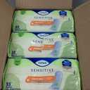TENA Sensitive Care Ultimate Pads, Regular Length,(3 Packs- 99 Total)