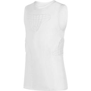 Youth Padded Compression Shirt Vest Rib Chest Protector Football Baseball (Medium)