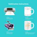RAINBOWTIE Sublimation Mugs Blank, 11oz Sublimation Coffee mugs, White Coated Ceramic Cup, Mug Sets - Set of 9
