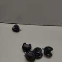 Office Chair Wheels 2" Desk Chair Caster Wheels Smooth Roller Style Quiet for Carpet and Hardwood Floors Universal Fit 11x22 mm Set of 5 Black