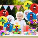 40pcs Spider and His Friends Birthday Party Balloons for Spider and His Friends Themed Birthday Party Decorations Supplies - 12 Inch