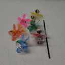 6 Pack Garden Decor Pinwheels Wind Spinners with Metal Stakes Colorful 3D Insect Whirligigs Windmill Outdoor Pinwheel for Yard Garden Lawn Decorations