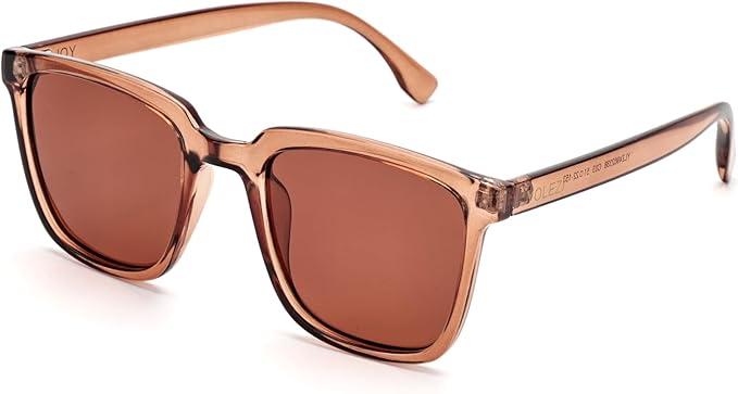 Yolezi Polarized Sunglasses (Dark Brown)