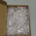 Boao 35 Pieces Christmas Snowflakes Ornaments DIY Acrylic Snowflakes Crystal Xmas Tree Pendant Winter Hanging Snow Theme Decoration(Clear)