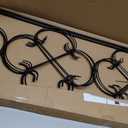 Thealyn Garden Trellis for Climbing Plants, 4 Pack 56" x 13.8" Metal Trellis for Potted Plants and Planters, Rust-Resistant Plant Support for Indoor Outdoor Use, Black