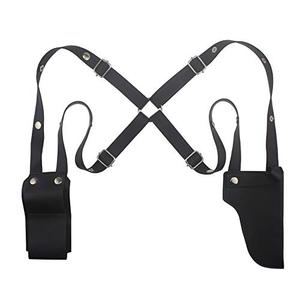 Coolcoco Black Faux Leather Adjustable Gun Holster for Women Girls Cosplay