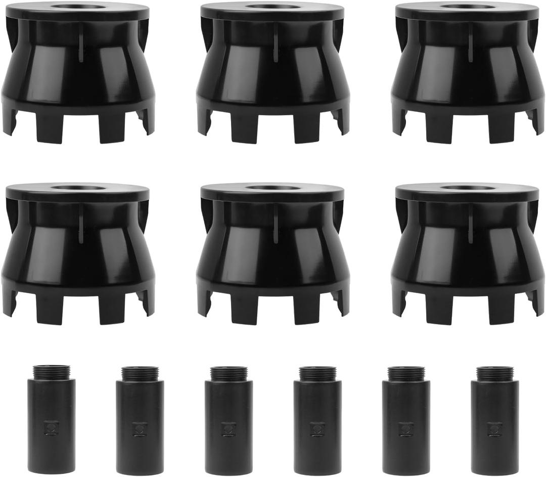 Pop-Up Sprinkler Riser Extension, 1.5 Inch Sprinkler Head Height Extender, Stackable Irrigation Riser, Fix Sunken Sprinklers, Compatible with KAP-IT, Universal Lawn Irrigation System