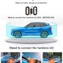 4K 3 Channel Dash Cam Front and Rear,4K+2.5K+1080P Dash Camera for Cars Inside,3.2" Screen Dash Camera for Cars, WiFi APP Control,4 IR Night Vision, G-Sensor, 24H Parking Mode, 64GB SD Card Included