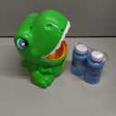 JOYIN Dinosaur Bubble Machine, Bubble Machine Gun Blower with Solutions for Kids, Summer Outdoor Indoor Toy, Dinosaur Party Favor, Kids Birthday Gift (Green)