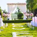 Shepherds Hooks for Outdoor94 Inch Diameter Outdoor Bird Feeder Pole with 5 Pronger Base, Adjustable Heavy Duty Garden Hanging Holder for Bird Feeders Lanterns Planting Hanger Weddings Decor Black