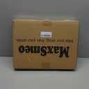 MaxSmeo Side Table, 3-Tier Small End Table, Modern Oval Night Stand Accent Table for Living Room, Bedroom, Rustic Brown