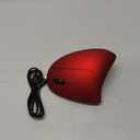 Ergonomic Vertical Wireless Mouse Stylish Rechargeable 2.4G Optical Mice Cordless Mouse with USB Receiver, 800/1200 /1600 DPI, 5 Buttons for Laptop,PC,Mac,Computer (Red)