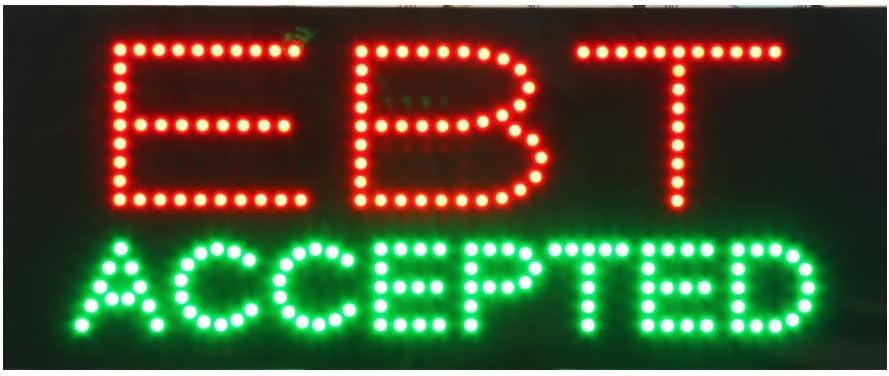 LED EBT Sign for Business. (HSE0317), 27" x 11"