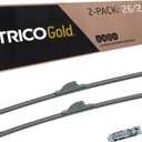 TRICO Gold 26" + 24" Premium Automotive Replacement Windshield Wiper Blades (Set of 2), Passenger and Driver Side All-Weather Beam Wiper Blades for Select Vehicle Models