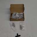 Goldenwarm 10 Pack Black Cabinet Knobs Matte Black Drawer Knobs Single Hole Cabinet Pulls Handles Door Cupboards Drawers Bedroom Furniture Handles 50mm/2in Overall Length