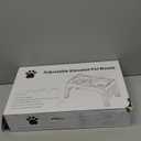 Elevated Dog Bowls, Slow Feeder & No Spill Water Bowl Stand, Raised Food Bowls with 4 Adjustable Heights for Small Medium Large Dogs (Black)