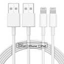 2pack 10ft iPhone Charger, [Apple MFi Certified] Long iPhone Charger Cord 10 ft, Apple Lightning to USB Cable, 10 Foot Fast Charging Cords for iPhone Charger 14/13/12/11/13 Pro/13 Max/X/XS/XR/XS