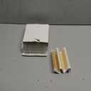 UPTTHOW Clear Plastic Dome Lip Balm Money Holder Craft Waterproof Rectangle Chapstick Money Cash Pounches Gift with Adhesive Back Card Making-50Packs