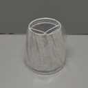 Small Lamp Shade Clip on Bulb for Candelabra Bulbs, Mini Lampshades for Chandeliers, Home Decor Barrel Beige Fabric Linen Lampshade for Table Chandelier Wall Lamp Ceiling Lamps 4x6x5 Inch 2 Packs