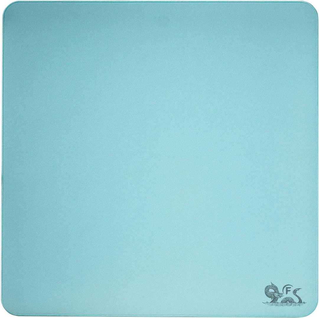 FreeFall SV Base Control+ v2, Firm Consistent Gaming Mouse Pad, Steady Control, L Size, Humidity Resistant, Anti Slip SV Base, Light Blue