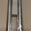 Gold Curtain Rods for Windows 48 to 84 Inch, Wrap Around Long Heavy Duty Blackout Window Treatment Rods, 1'' Adjustable Curved Drapery Rod for Indoor Outdoor, All Metal, Aluminium Bracket