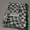 wegreeco Washable Male Dog Belly Band (Stylish Pattern)- Pack of 3 - Washable Male Dog Belly Wrap, Dog Diapers Male (Black, Grey, Dark Coffee Checkerboard, Large)