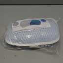 Bathtub Bath Pillows for Tub - Bathtub Pillow for Neck & Back Support with Ergonomic TPE, 4D Mesh Upgraded Bath Tub Pillow Headrest with 3 Strong Suction Cups & Hook, Bathroom Accessories, Spa Gifts (Small White)