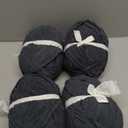200g Crochet Bag Cord Hollow Cotton Thread Braided Macrame Cord DIY Knit Hat Beach Bag Material (Navy Blue)