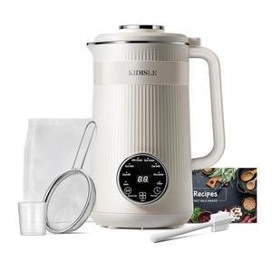 KIDISLE 8 in 1 Nut Milk Maker Blender, 32oz Homemade Soy, Almond, Oat, Coconut, Plant Based and Non Dairy Beverages, Automatic Soybean Machine With Delay Start/Keep Warm/Boil Water, Cream
