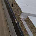 Sauder Palladia L Shaped Desk with Drawers, Office Desk with File Cabinet Storage, Cable Management, Keyboard Tray, in Glacier Oak Finish