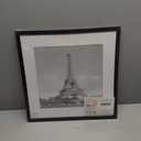 Upsimples 16x16 Picture Frame, Display Pictures 12x12 with Mat or 16 x 16 Without, Wall Hanging Square Frames, Black, 1 Pack