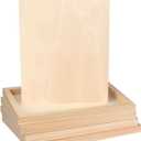 FSWCCK 5 Pack 9 x 12 inch Wood Panel Boards, Unfinished Wood Canvas Panels for Crafts, Painting Canvas, DIY Art Projects, Pouring, Arts Use with Oils, Acrylics