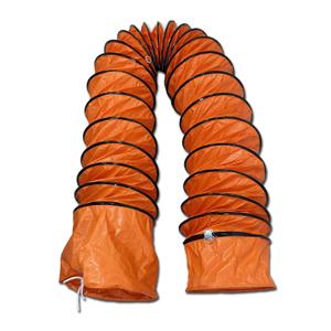 16FT PVC Flexible Duct Hose 10 Inch Duct Hosing with Adjustable Rope for Utility Blower Exhaust Fan Ducting Hose Folding exhaust duct Easy Storage【10 In*16Ft】