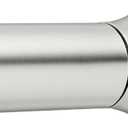 Amazon Basics Tension Curtain Rod, Adjustable 36-54" Width - Nickel, Classic Finial