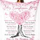 ACBEAT Birthday Gifts for Women in Spanish, Gifts for Women Birthdays Blanket 60x50in, Birthday Gift for Woman Friendship, Regalo de cumpleaos para mujere Mam Abuela Expos Hermana hija Mejor Amiga