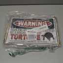RCXsigns Vintage Tortoise Metal Sign Warning this property is protected bY a highly trained Tortoise Sign Funny Tin Signs 12x8 Inch