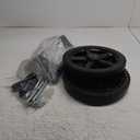 Camco Heavy-Duty Cooler Cart Kit, Includes Durable Straps and 12-Inch Wheels, White (51798)