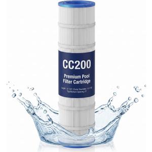 Pleatco PAP200 Pool Filter Cartridge Replacement for Pentair Clean & Clear 200 (CC200), Unicel C-9419, Filbur FC-0688, R173217, 59054400 | 200 Sq.Ft Pool Filter | 1 Pack