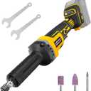 Cordless Die Grinder for Dewalt 20V Battery, 4 Speed Brushless Die Grinder, 0.24" Chuck, 25000RPM Power Motor for Grinding,Rust Removal,Polishing,Deburring