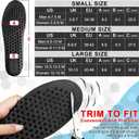 Ailaka Height Increase Insoles for Men Women, Honeycomb Shock Absorbing Cushion Insoles, Replacement Full Length Sports Shoe Height Inserts Height Elevation, size: 10 Male