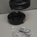 Portable Oscillating Travel Fan, 10400mAh Battery Operated Rechargeable USB Floor Table Desk Fan with Remote, 4 Speed Settings Pedestal Fan for Home Bedroom Office Camping Cruise, Black 8"