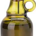 500ml Green Olive Oil Dispenser Bottle, 17oz Glass Oil and Vinegar Cruet with Pourers and Funnel,Oil Bottles for Kitchen, Dispenser Bottle with Drip Free Spouts