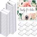 150 Pieces Acrylic Place Card Holder Clear Acrylic Stands Sign Holders Table Numbers Stands with Card Slot for Table Weddings Events Office Meeting