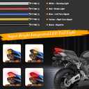 Led Brake Tail Light Smoked Taillights with Turn Signal Compatible with Honda CBR600RR 2003-2006, CBR1000RR 2004-2007