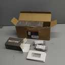 BESTTEN Decorator Receptacle Outlet, 15 Amp Standard Electrical Wall Outlet with Screwless Wallplate, Non-Tamper Resistant, 15A/125V/1875W, UL Listed, 10 Pack, White