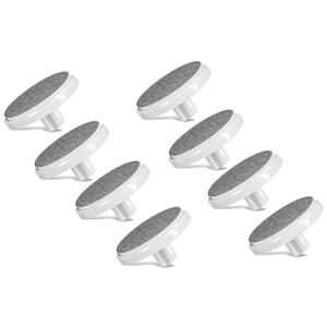 Replacement Discs for Bellasonic 4-in-1 Rechargeable Electric Nail File Set with Unique Oscillating Head – 8 Buffing Discs – Gray